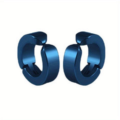 Titanium Steel Small Earrings for Men