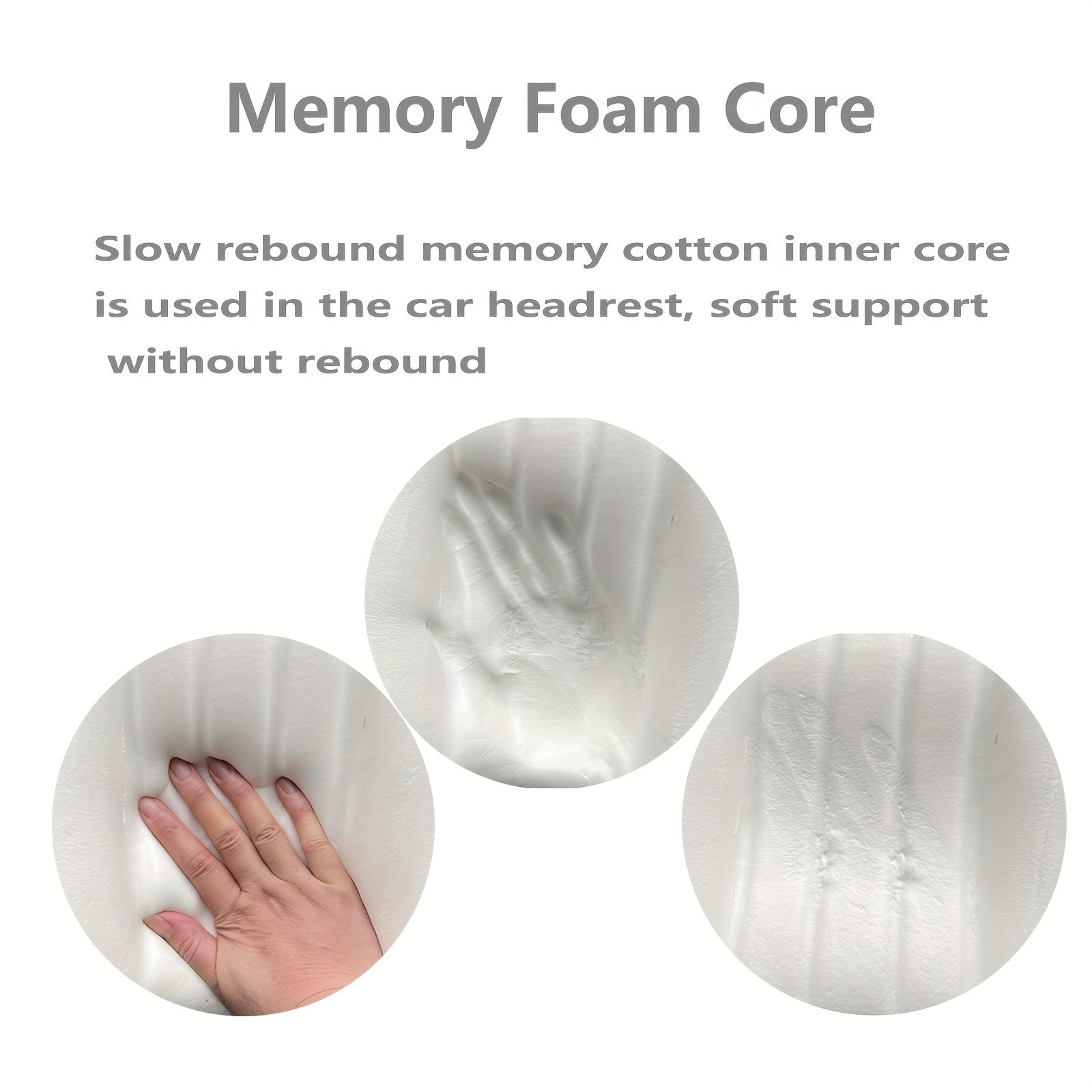 Forbell Memory Foam Car Neck Pillow - Relieves Driving Fatigue