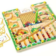Wooden Maze Game Educational Toy for Kids