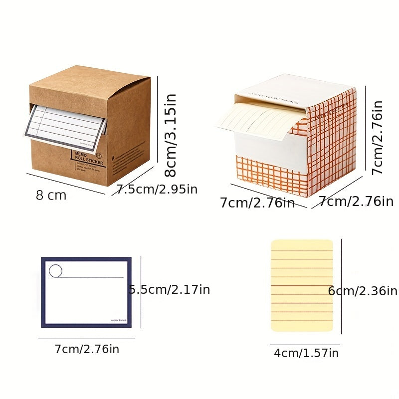 250 Creative Sticky Notes - Large Capacity Marker Stickers