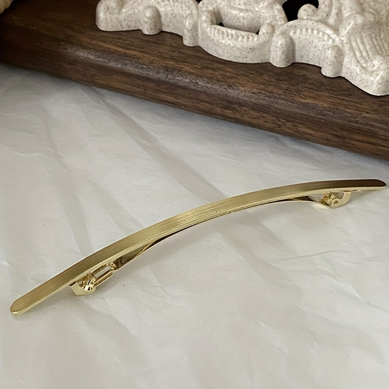 Metal Hair Clip Bobby Pin Side Clip Golden Barrette