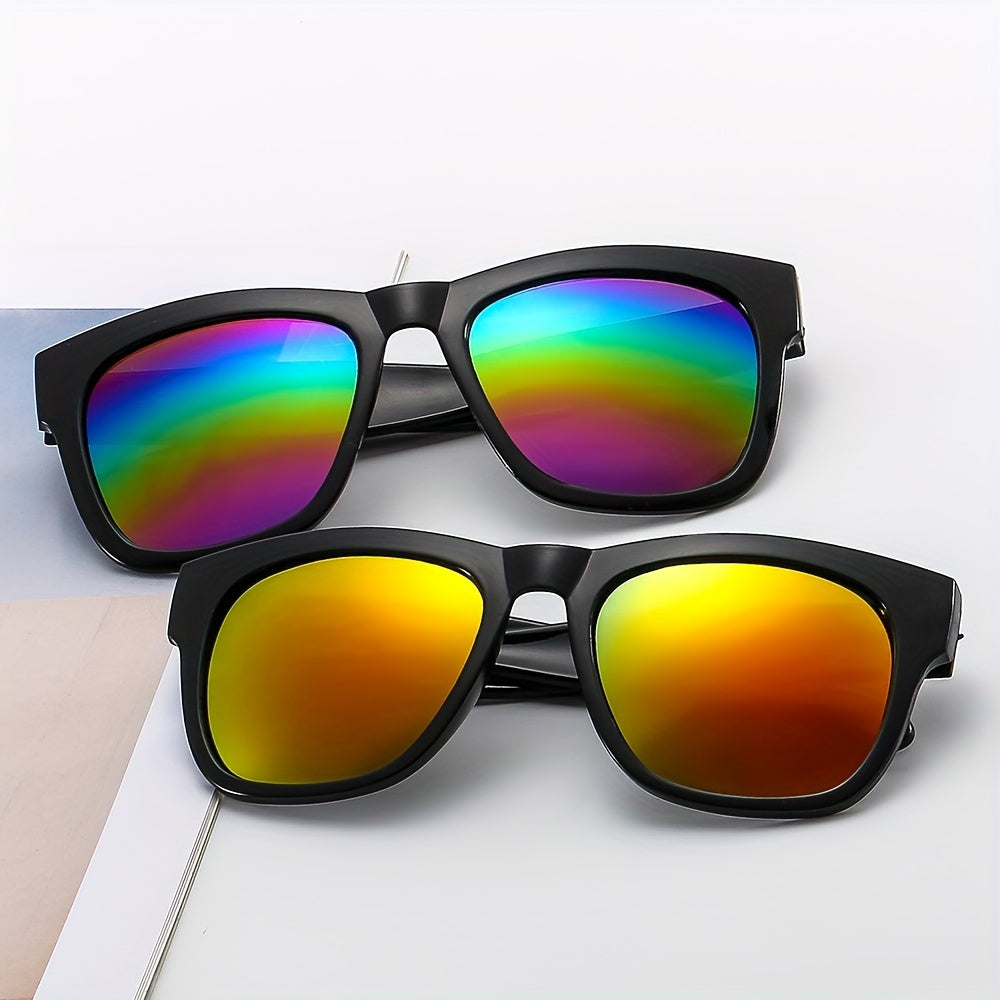 Square Sunglasses For Women Men Casual Anti Glare UV400