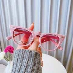 Cat Eye Vintage Ladies Oversized Sunglasses Sun Protection Tinted Lenses