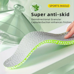 Sports Shock Absorption Insoles High Elastic Running Sneaker Insoles