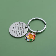 Inspirational Words Print Keychain - Gift Idea