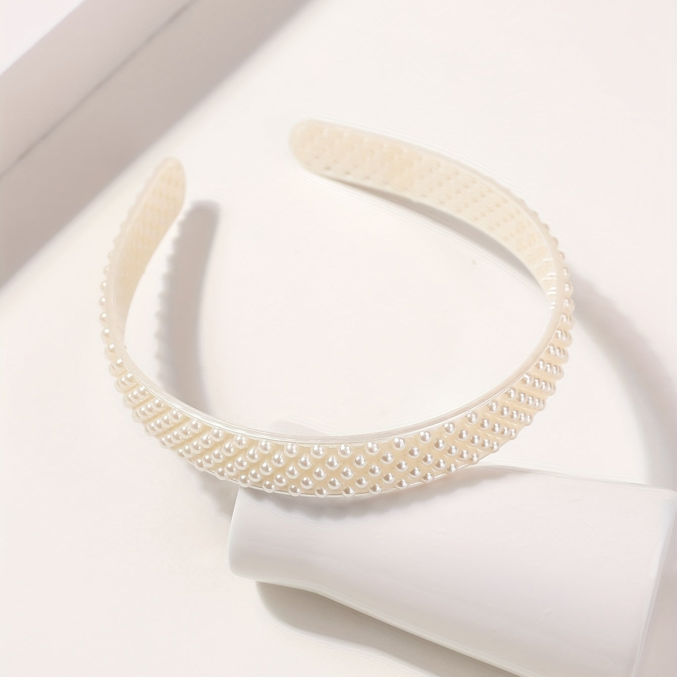 Faux Pearl Decor Headband Sweet Headdress Hair Accessories