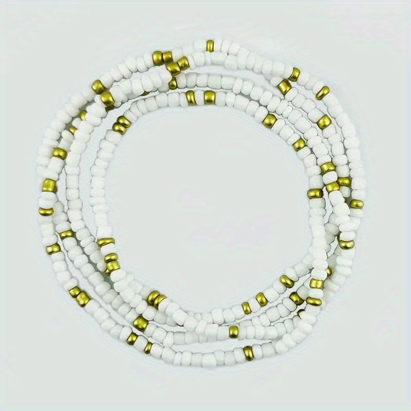 1PC Waist Beads Chain Belt Layered Belly Body Chain Beach Waist Jewelry