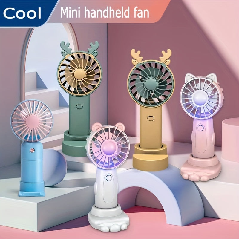 Mini Portable Fan Rechargeable Bladeless Fans Ultra quiet Personal Hand Fan