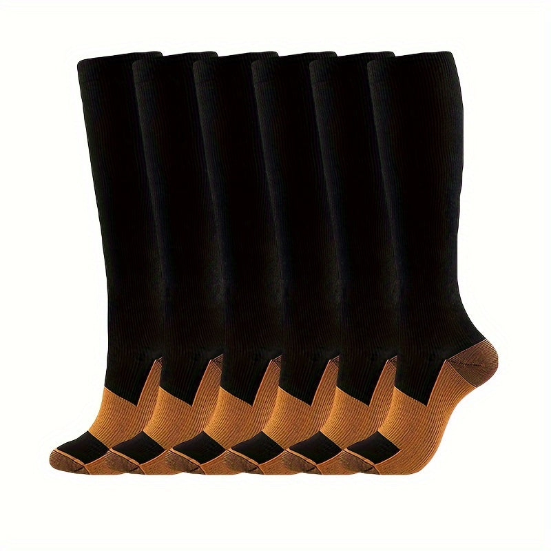 Compression Calf Socks Sports Knee High Women's Stockings