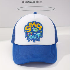 Embroidered Patch Mesh Baseball Cap Outdoor Caps For Summer