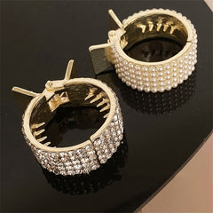 Rhinestone Hair Claws Ponytail Clip Hairpin Claw Clip Hair Ring
