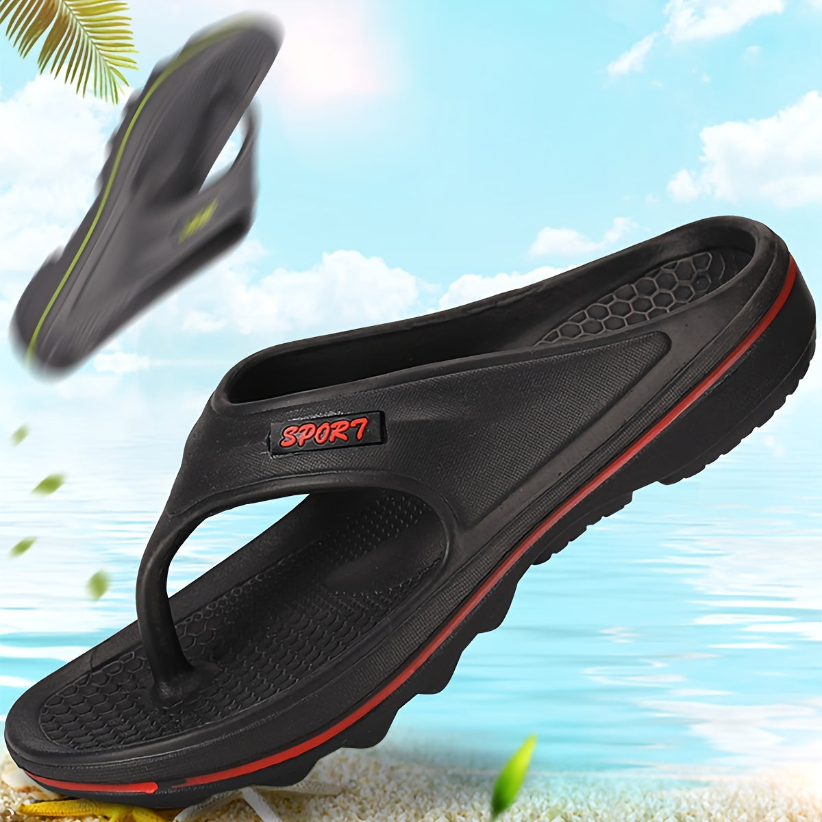 Men's Lightweight Shock Absorption Flip Flops