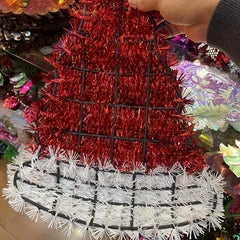 Christmas Hat Pendant Santa Claus Hat Pendant Merry Christmas Sign