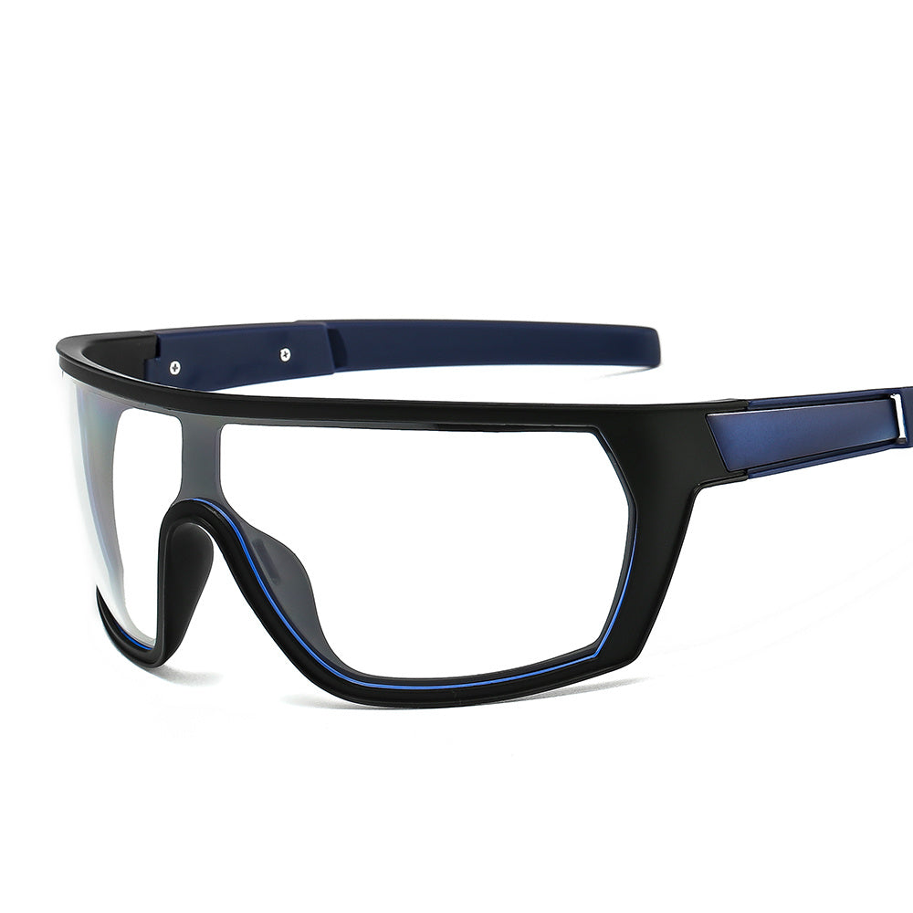 Sports Anti-UV One Piece Sunglasses for Cycling Mountaineering