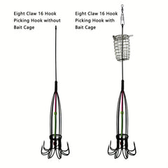 Luminous Fishing Hook High Carbon Steel Sharp Hook