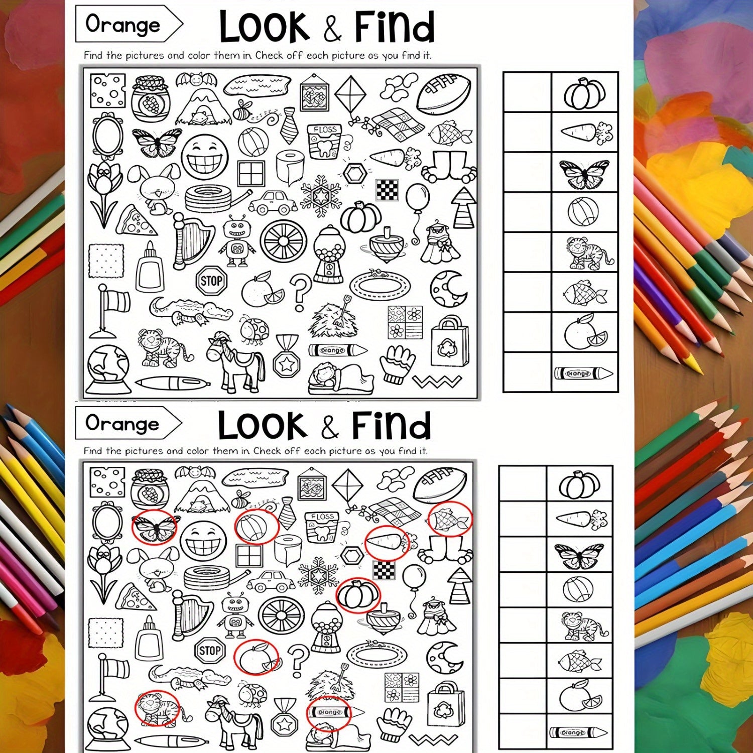 Interactive Focus Training Book for Fun Education