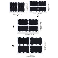 5pcs Blackboard Label Reusable Sticker for Can and Box