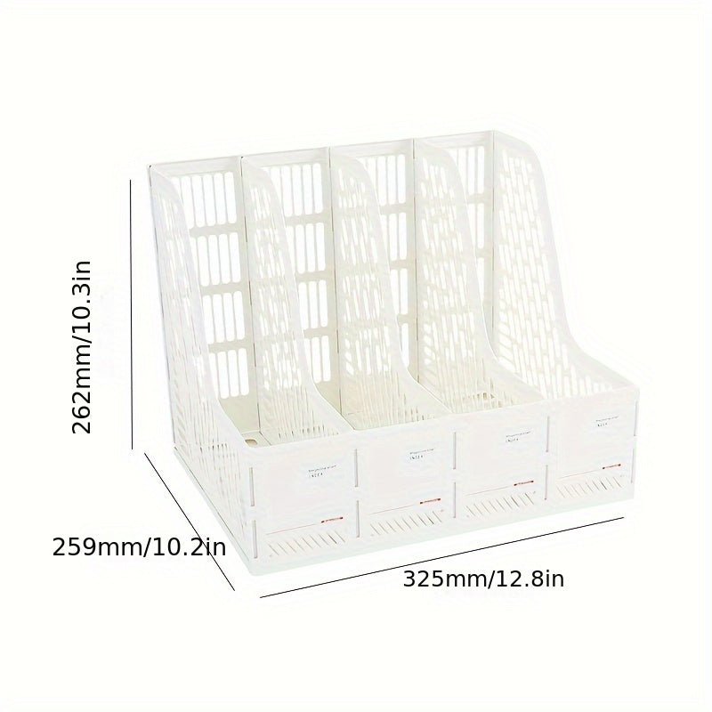 12pcs Desktop Magazine Racks File Organizer File Holder Desktop File Holder