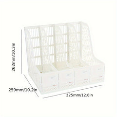 12pcs Desktop Magazine Racks File Organizer File Holder Desktop File Holder