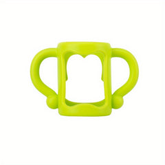 Silicone Bottle Handle for Narrow Bottles, Red/Green