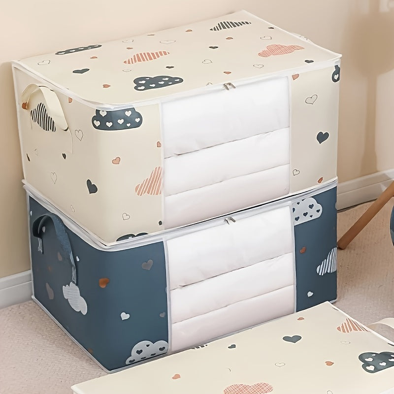 Large Capacity Dustproof Quilt & Clothes Storage Bag with Zipper