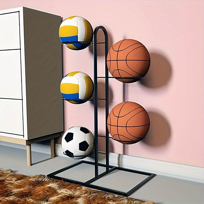 Ball Storage Rack Basketball Display Stand Portable Outdoor Ball Stand Holder