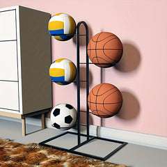 Ball Storage Rack Basketball Display Stand Portable Outdoor Ball Stand Holder