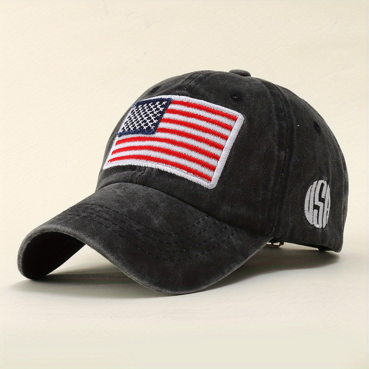 American Flag Embroidery Baseball Cap Unisex Distressed Dad Hats Adjustable