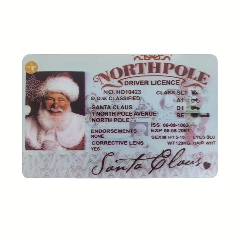 Santa Claus Virtual Sled Driving Christmas Game Props