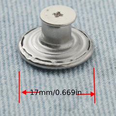 30pcs Letter Retro Buttons Removable Decorative Accessories With Screwdriver