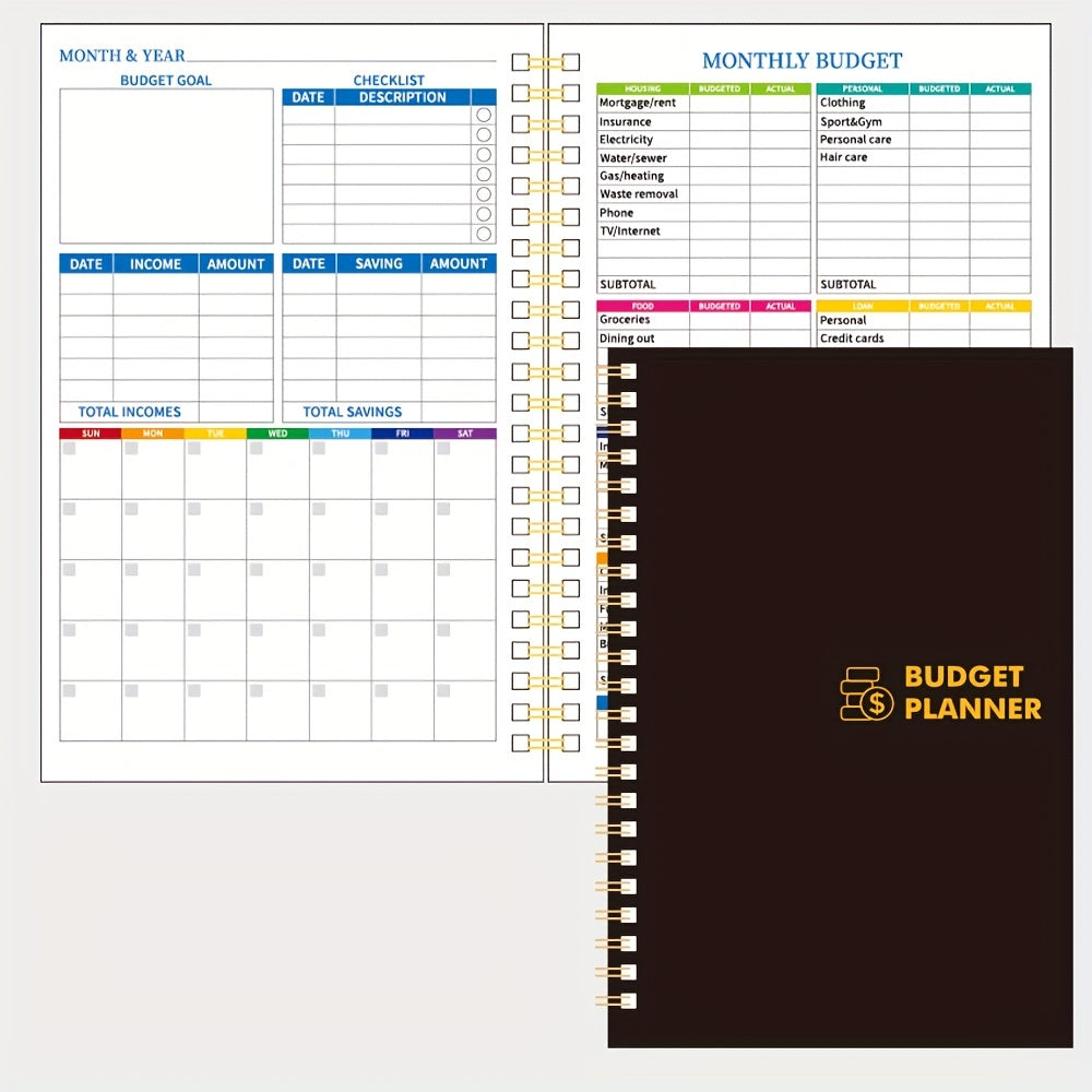 Budget Planner Monthly Bill Organizer Hardcover Budget Book