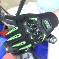 Touch Screen Motorcycle Riding Gloves with Hard Knuckle Protection