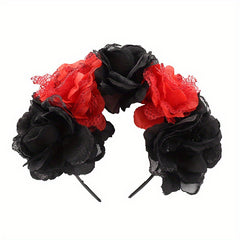 Flower Wreath Day of the Dead Headdress Floral Headband