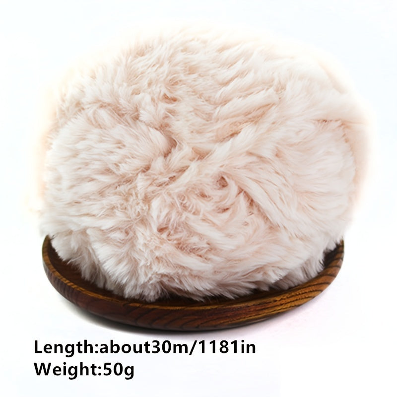 Soft Mink Fleece Yarn for DIY Knitting Crochet Hand Knitted Projects