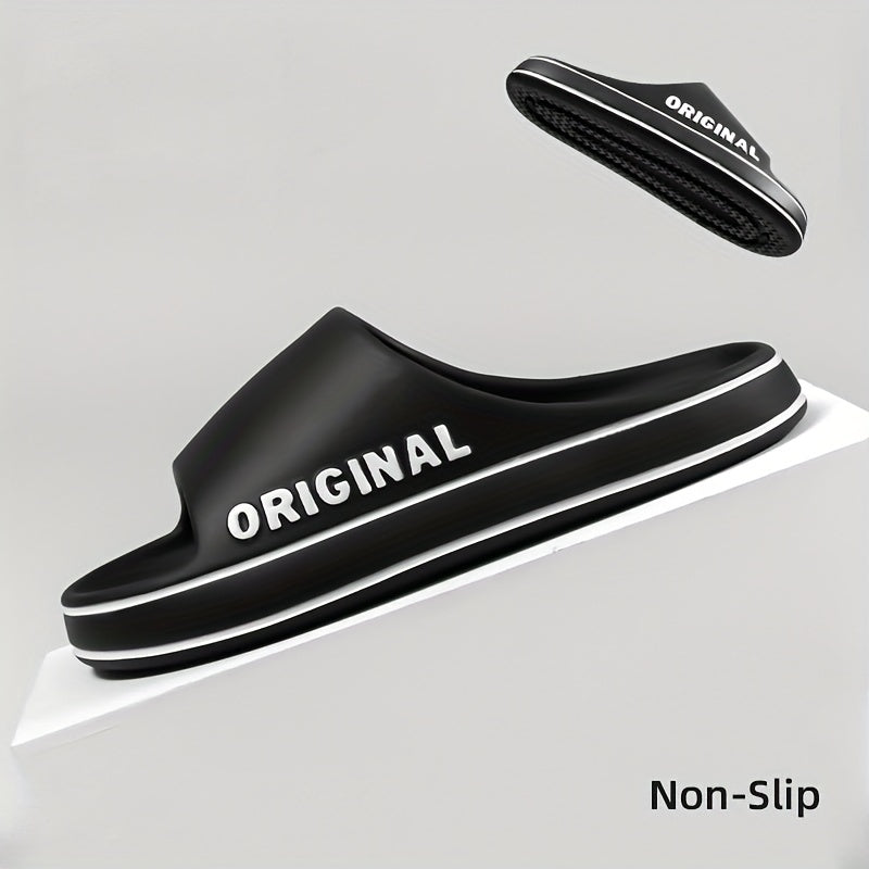 Men's Lightweight Open Toe Slippers for Shower Spring Summer