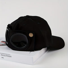 Aviator Goggles Cotton Baseball Cap Hip Hop Dad Hat