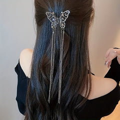 Butterfly Hair Claw Tassel Hair Accessories Women's Hair Clip