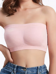Soft Strapless Bandeau Bra Wireless Lingerie