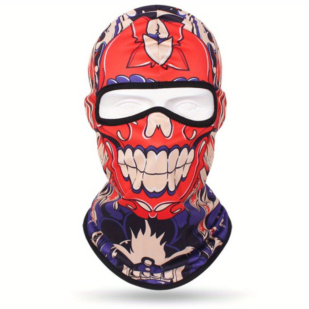 Skull Ghost Mask Hat Windproof Dustproof Riding Hat