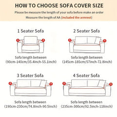 Soft & Elastic Sofa Slipcover Solid Non-slip Furniture Protector