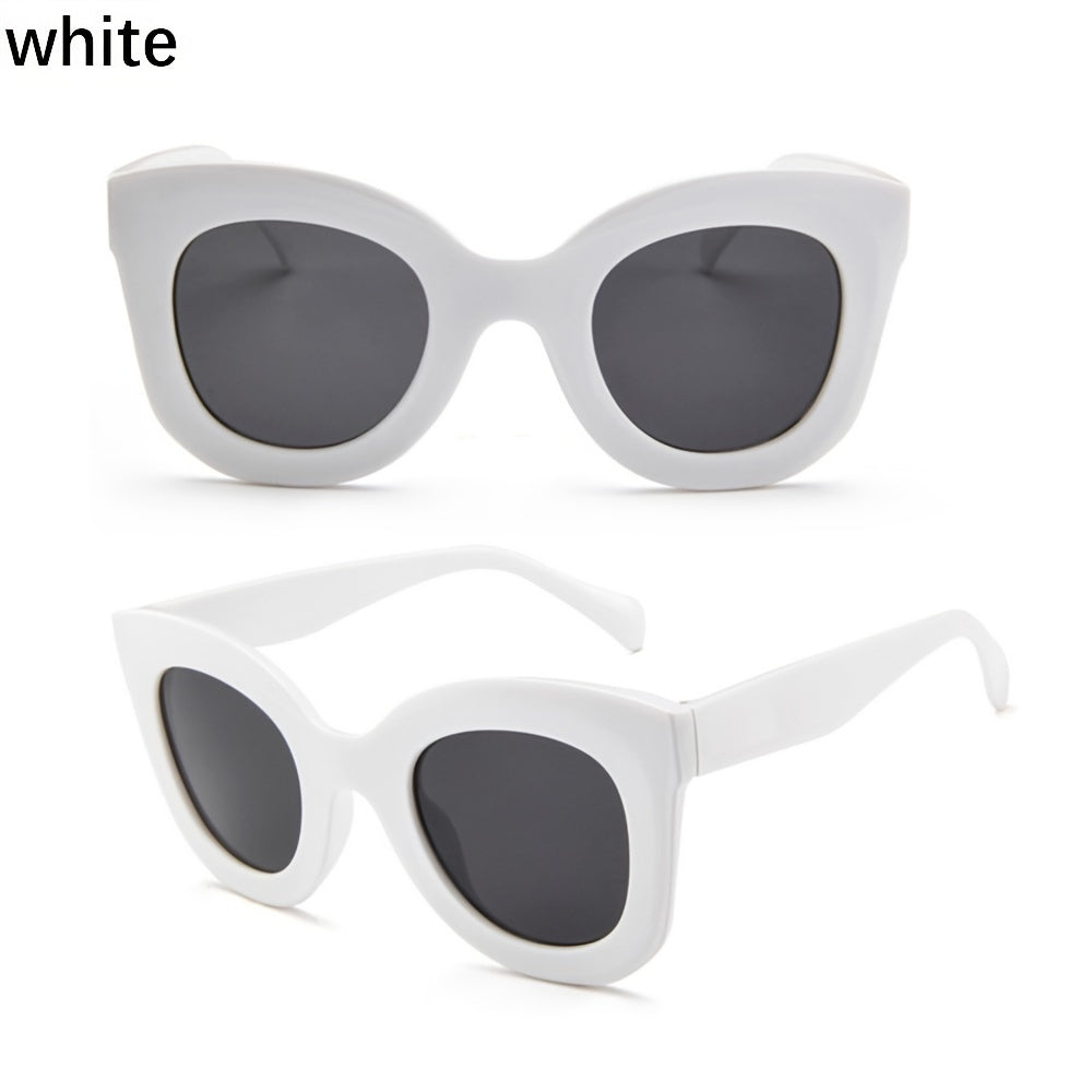 Cat Eye Sunglasses Vintage Minimalist Eyewear UV400