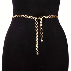 Metal Waist Chain Thin Belt All match Decorative Dress With Belt Waist Rope Punk