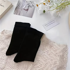 5 Pairs Comfy & Soft Mid Tube Women's Socks