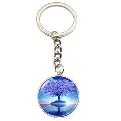 Tree of Life Keychain Customizable Key Ring Gift for Mom
