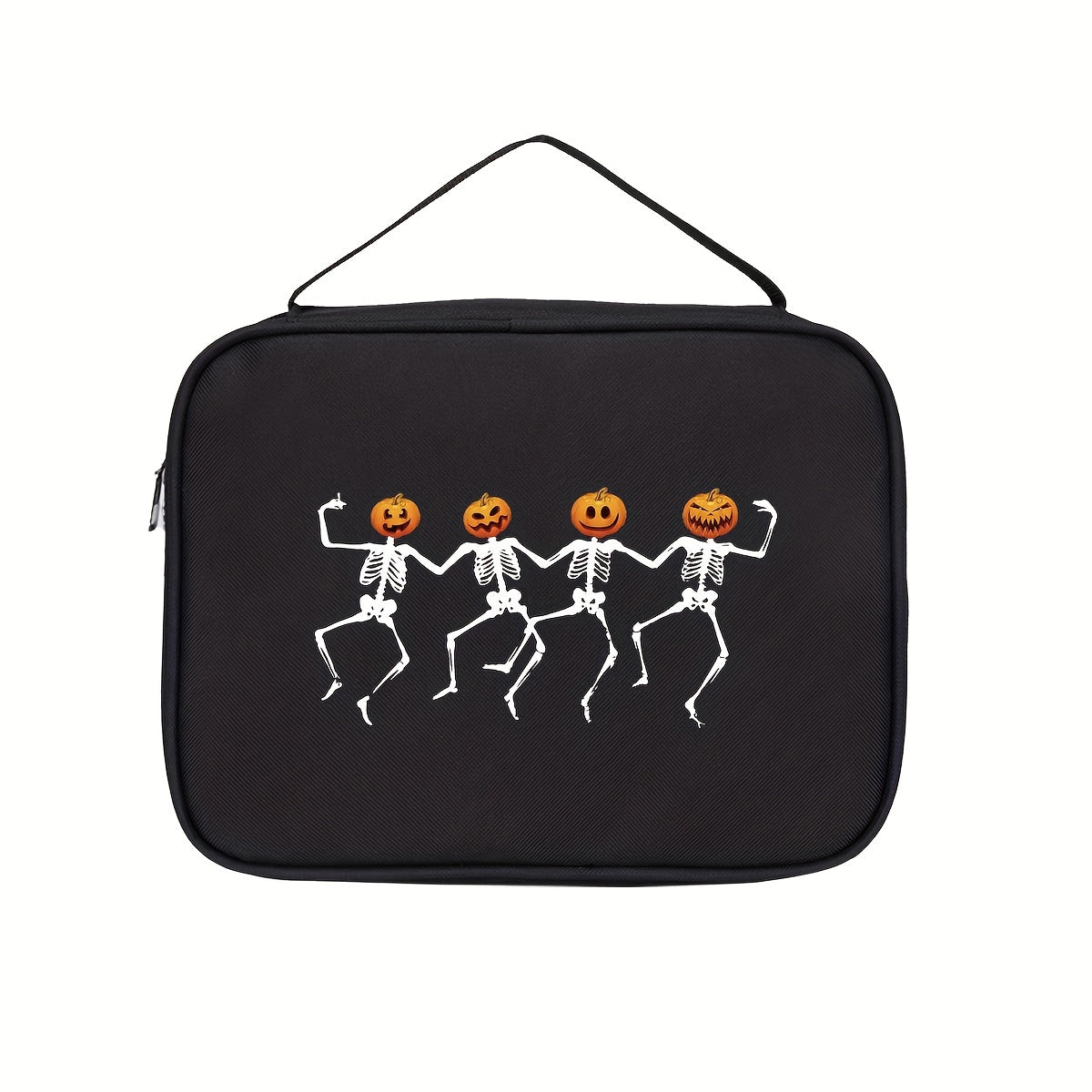 Halloween Printed Bible Bag Casual Visually Appealing Versatile Handbag