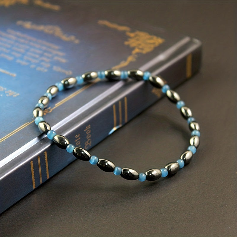 Gallstone Beaded Anklet Energy Healing Bracelet