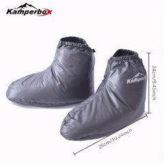 Kamperbox Down Slippers Down Socks Camping Down Booties For Sleeping Bag