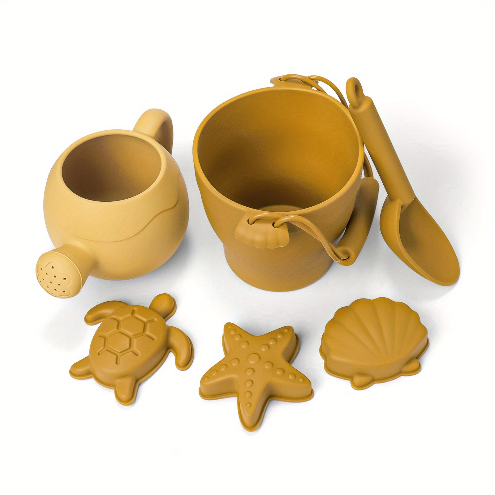 Eco Friendly Kids Beach Toy Set - Spray Bottle, Sand Bucket, Shovel & More