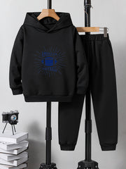 Boys Kids American Football Hoodie & Sweatpants Set