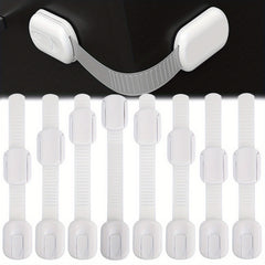 Baby Locks Adhesive Straps Child Safety Cabinet Proofing